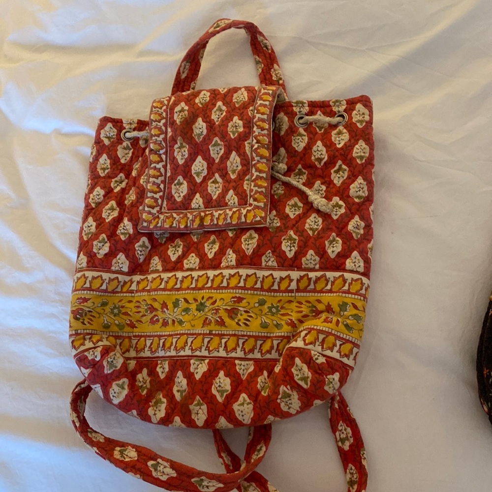 Quilted backpack